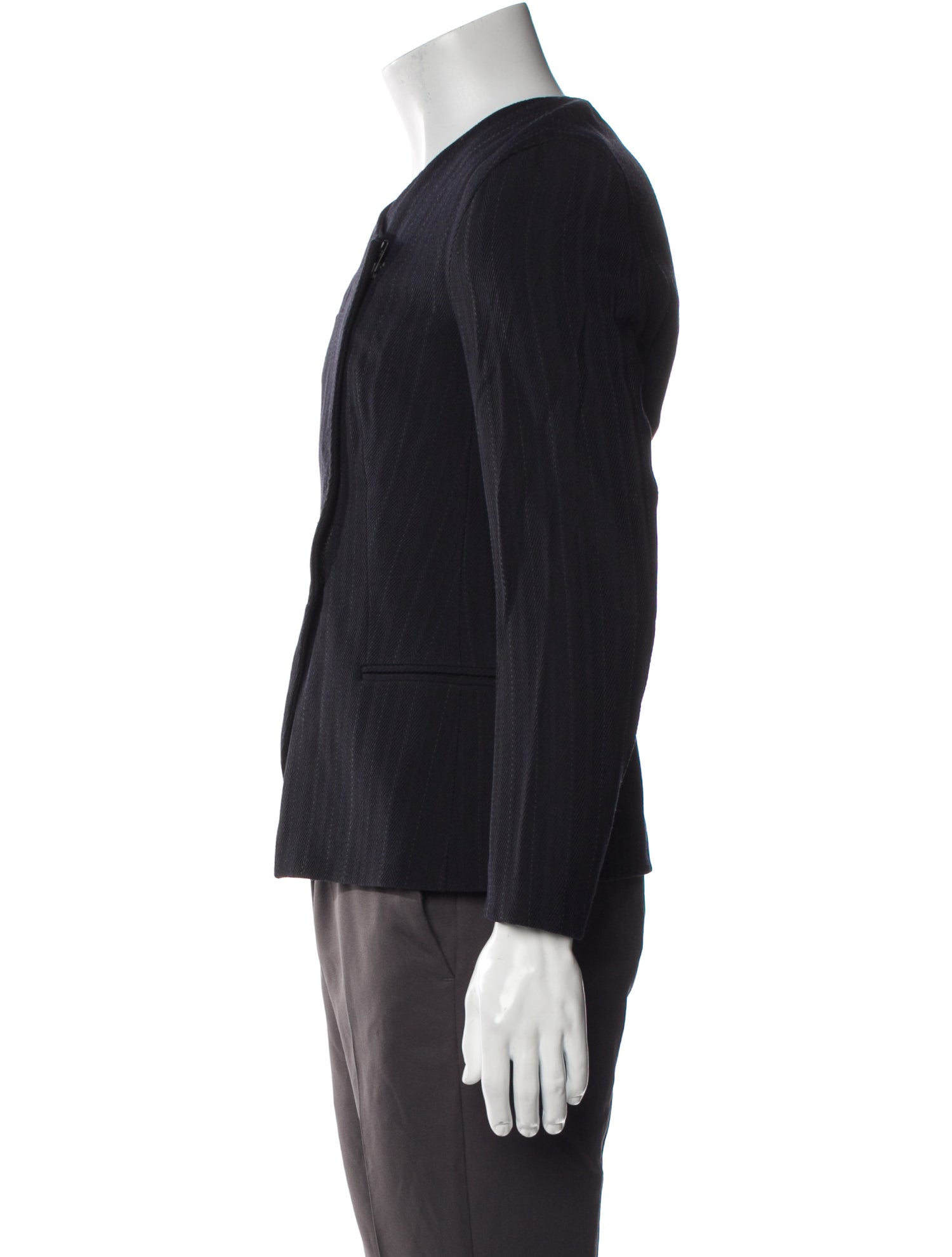 Giorgio Armani Wool Moto Jacket
