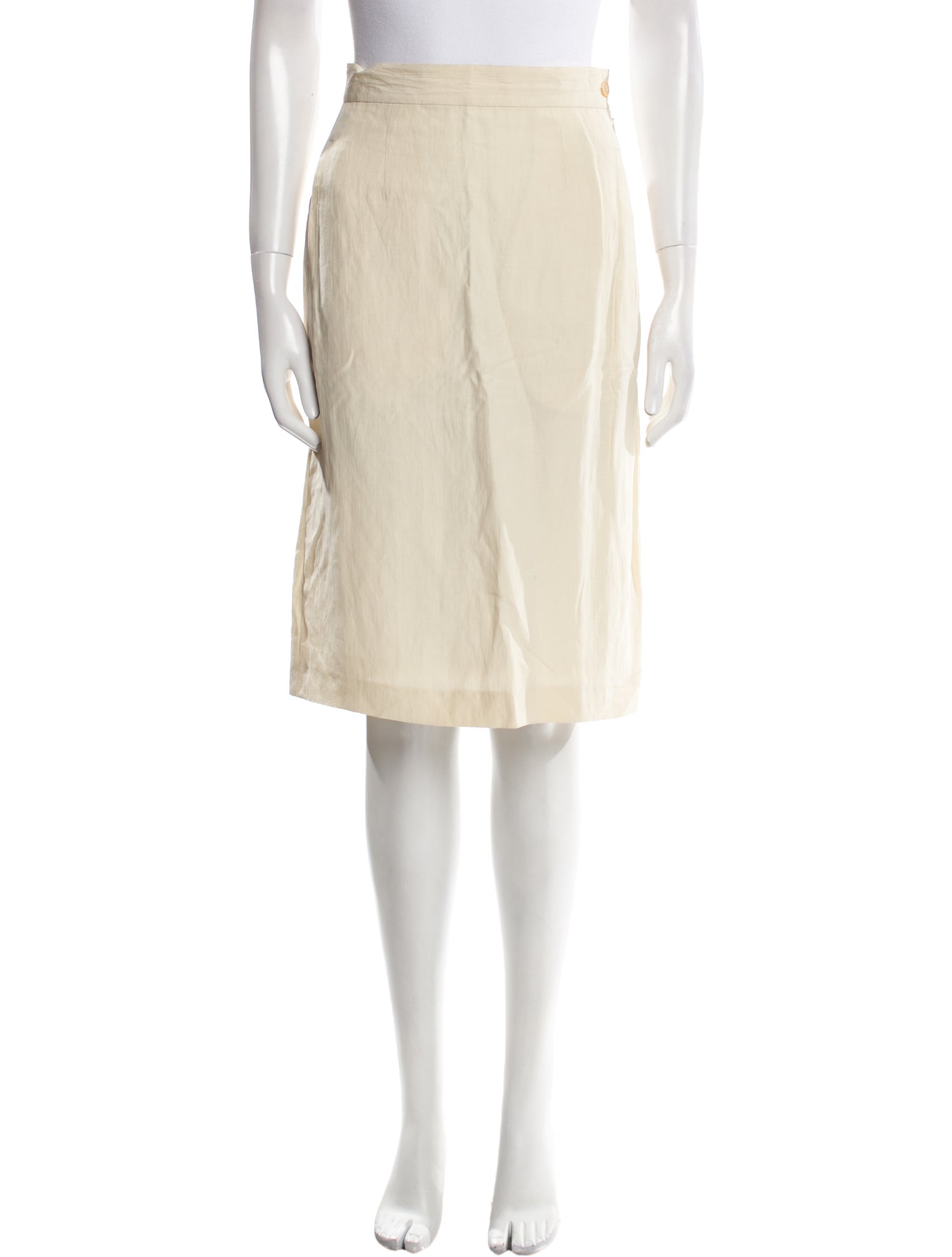 Giorgio Armani Silk Knee-Length Skirt