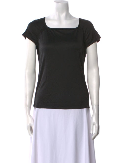 Giorgio Armani Silk Square Neckline Top