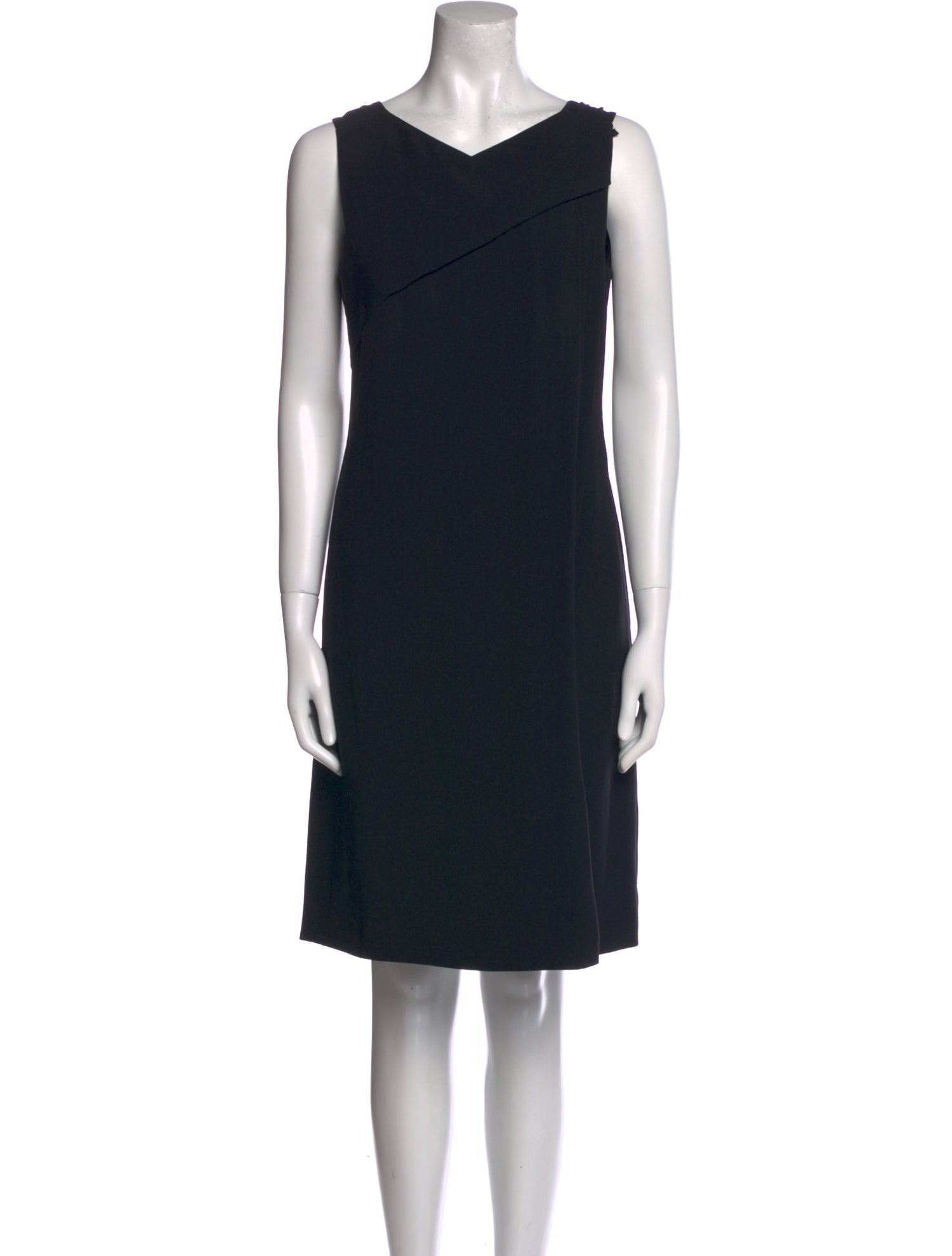 Giorgio Armani V-Neck Knee-Length Dress