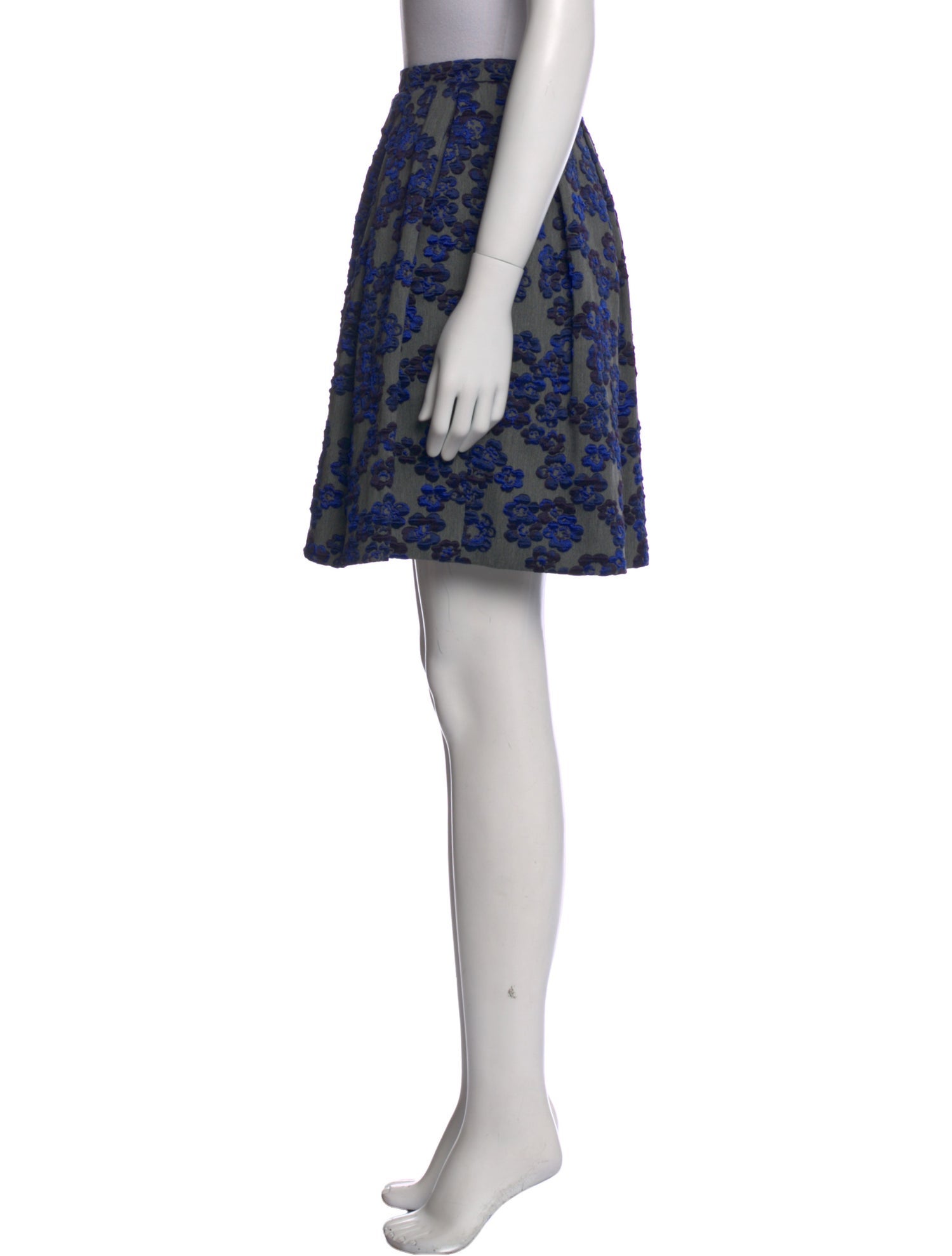 Giorgio Armani Floral Print Mini Skirt