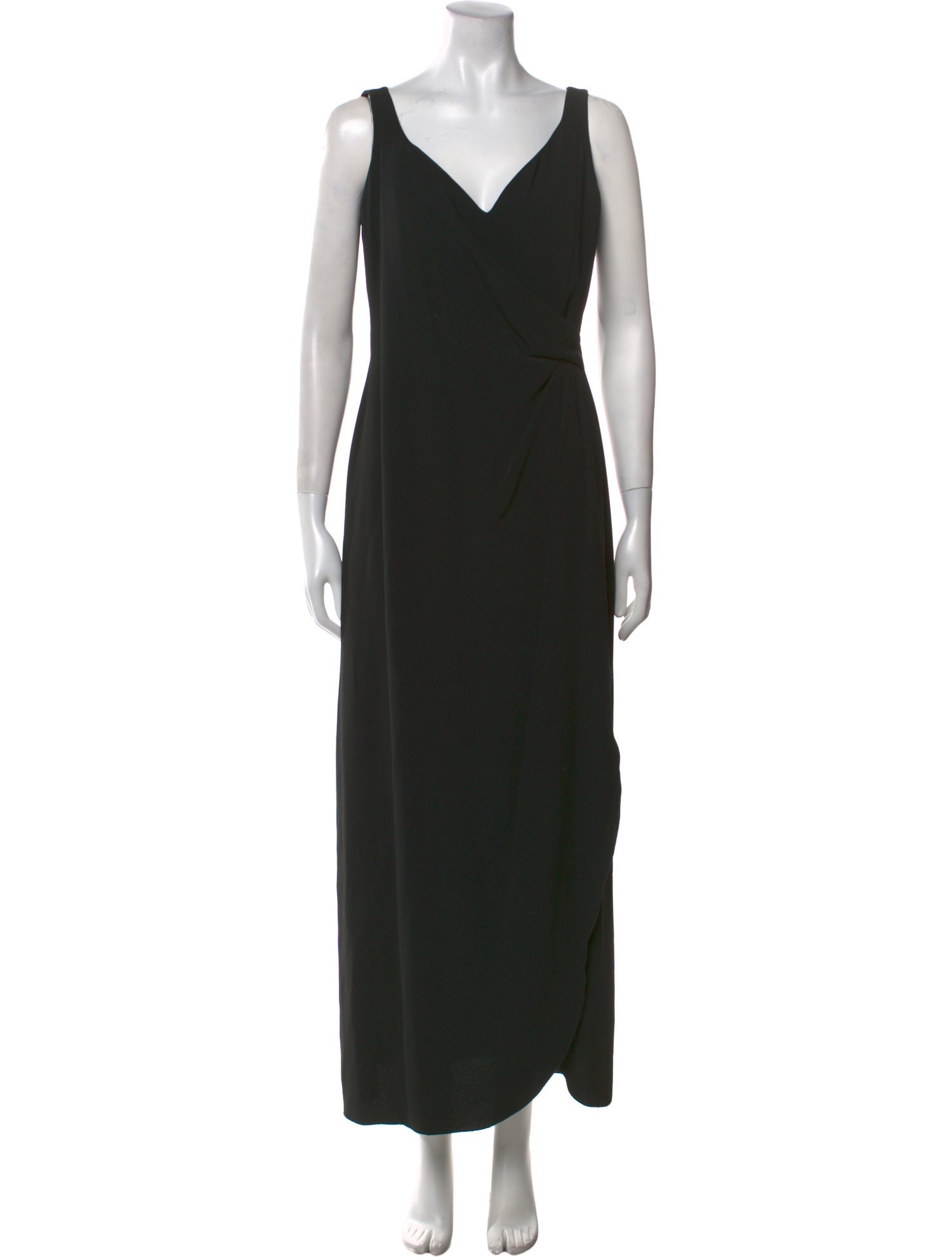 Giorgio Armani V-Neck Long Dress
