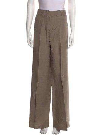 Giorgio Armani Linen Wide Leg Pants