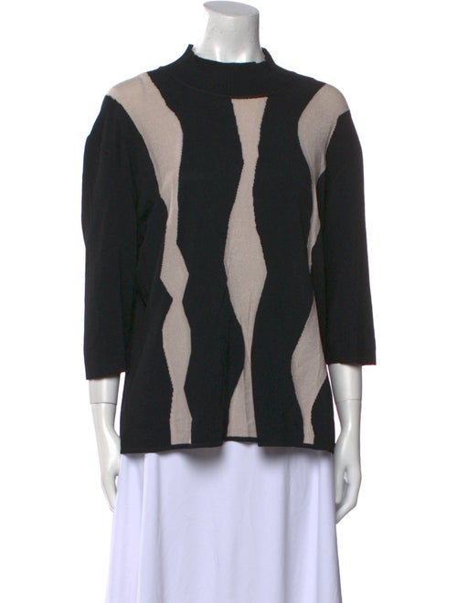 Giorgio Armani Printed Mock Neck Tunic