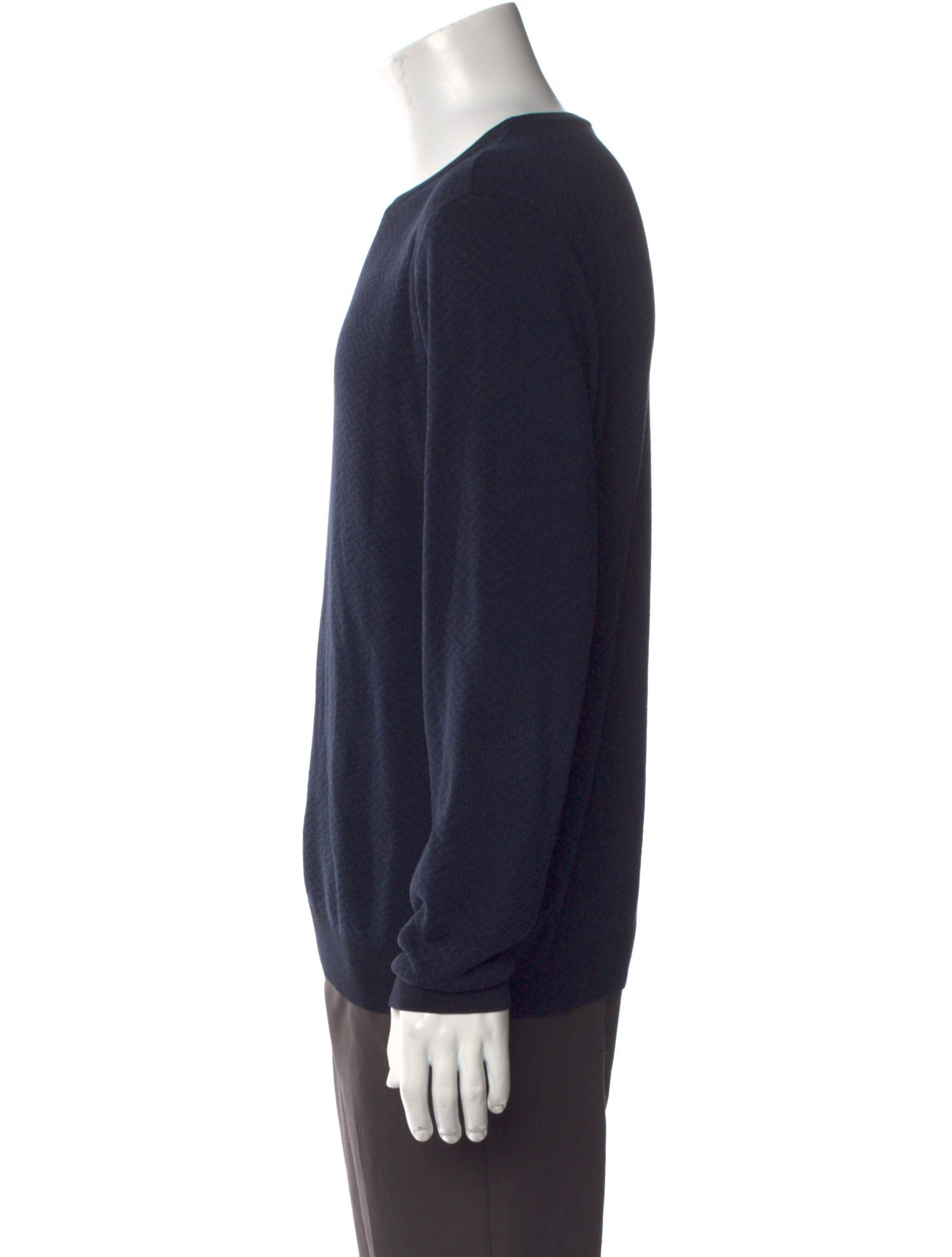 Giorgio Armani Crew Neck Long Sleeve Pullover