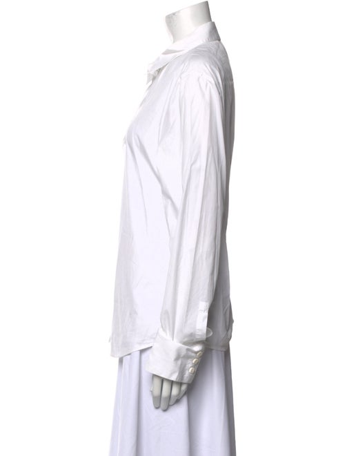 Giorgio Armani Long Sleeve Button-Up Top