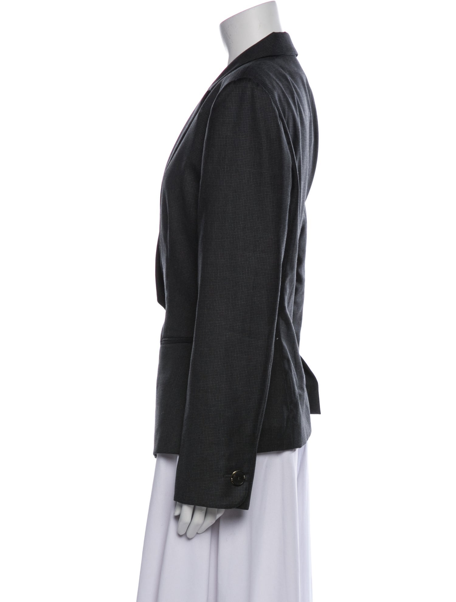 Giorgio Armani Virgin Wool Striped Blazer