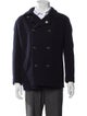 Giorgio Armani Virgin Wool Peacoat