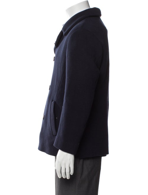 Giorgio Armani Virgin Wool Peacoat