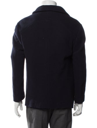 Giorgio Armani Virgin Wool Peacoat