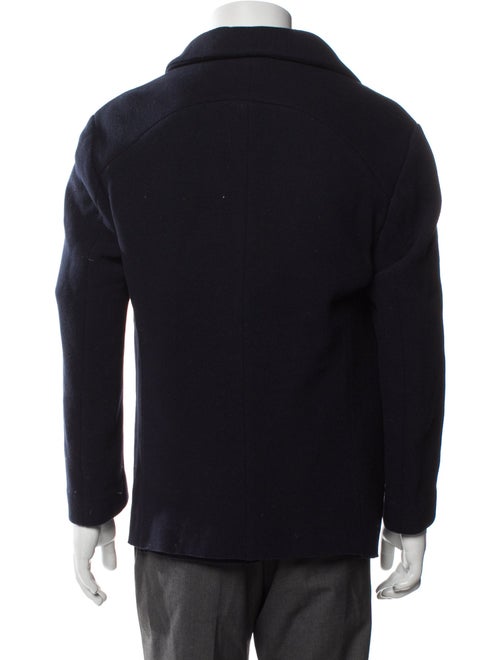 Giorgio Armani Virgin Wool Peacoat
