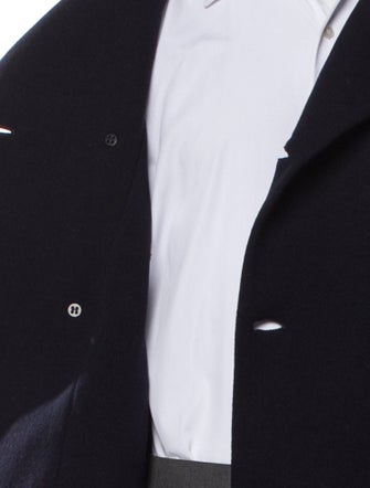 Giorgio Armani Virgin Wool Peacoat