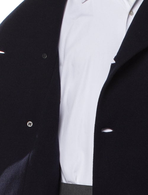 Giorgio Armani Virgin Wool Peacoat