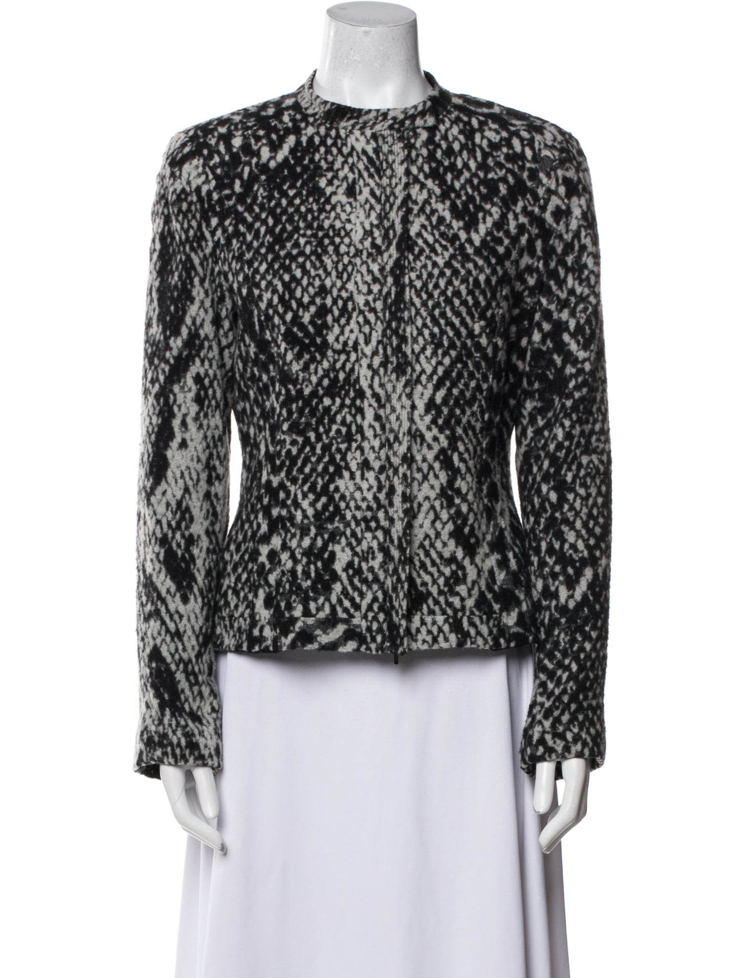 Giorgio Armani Tweed Pattern Evening Jacket