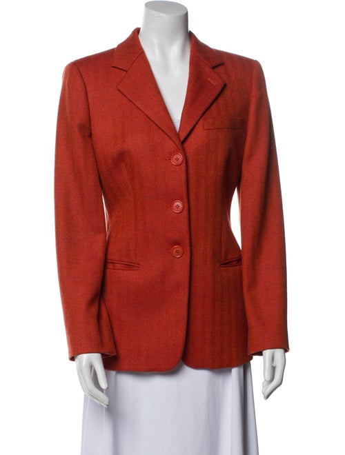 Giorgio Armani Wool Printed Blazer