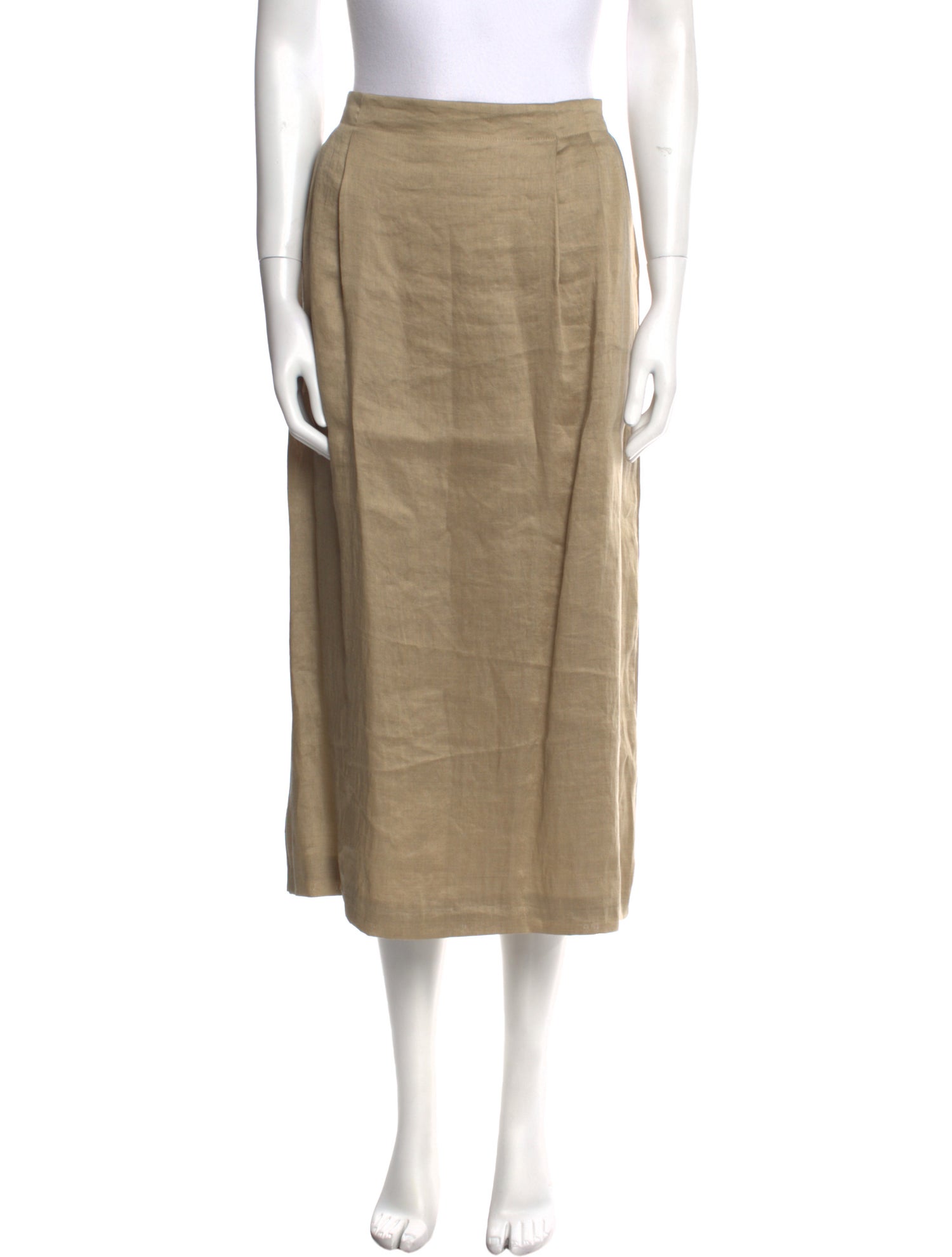 Giorgio Armani Linen Midi Length Skirt