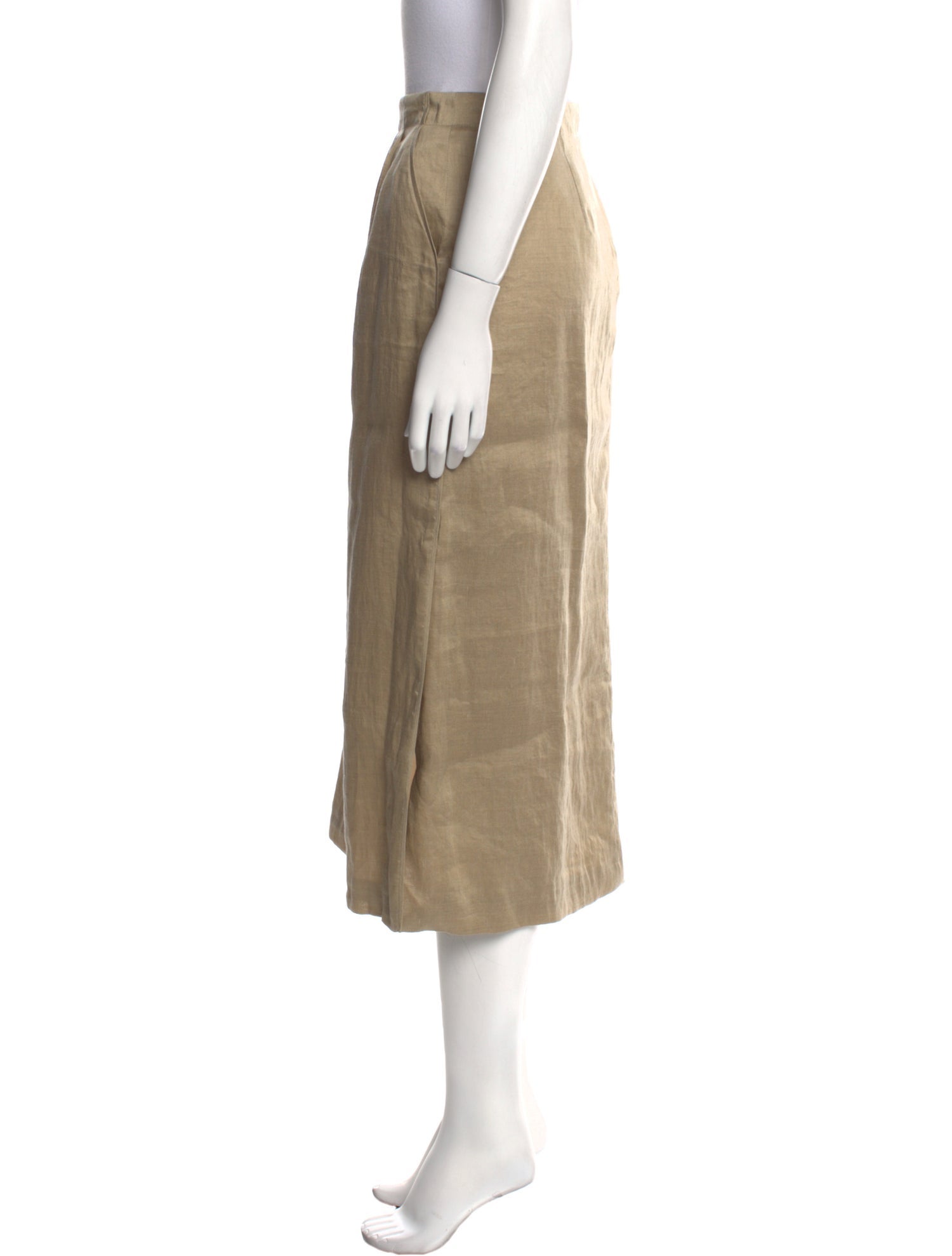 Giorgio Armani Linen Midi Length Skirt