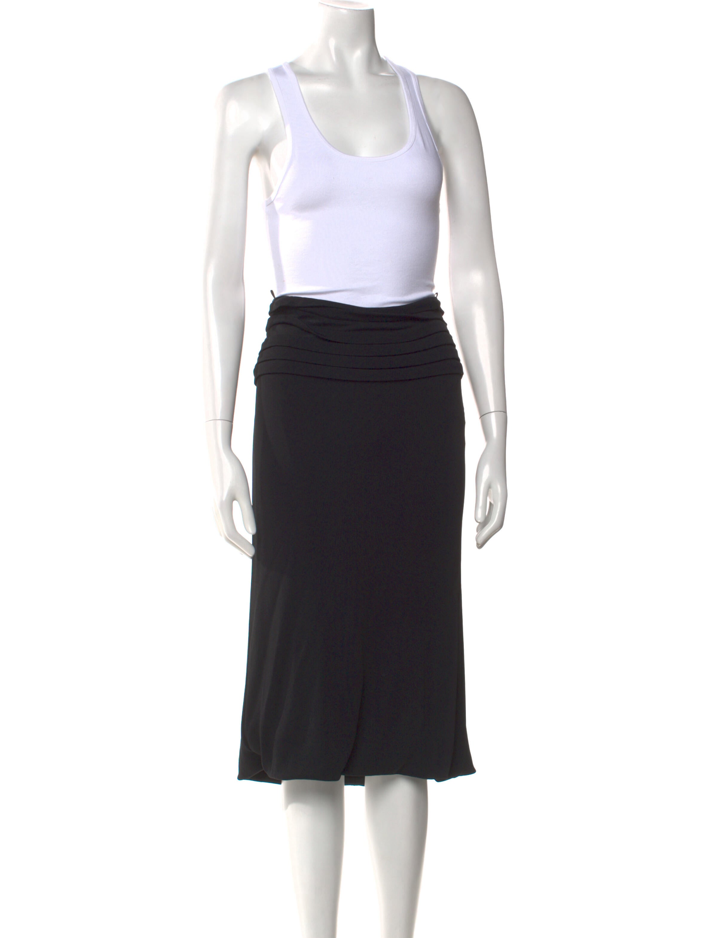 Giorgio Armani Scoop Neck Mini Dress