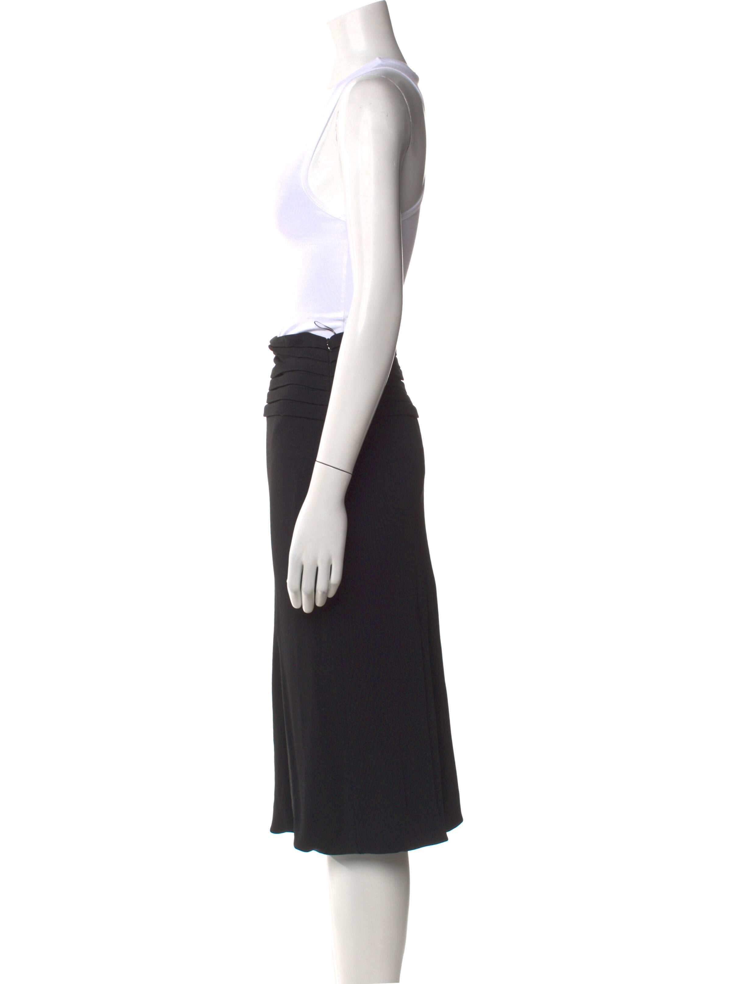 Giorgio Armani Scoop Neck Mini Dress