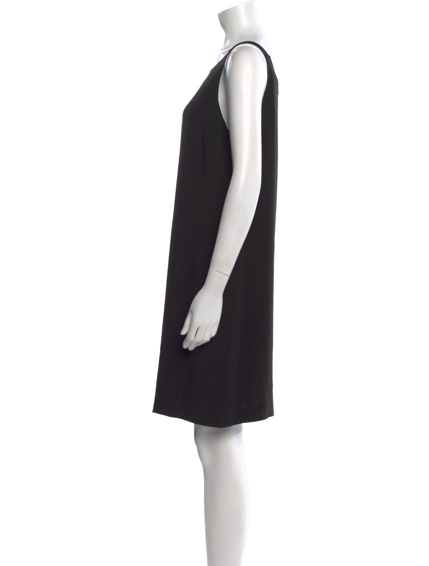 Giorgio Armani Bateau Neckline Mini Dress