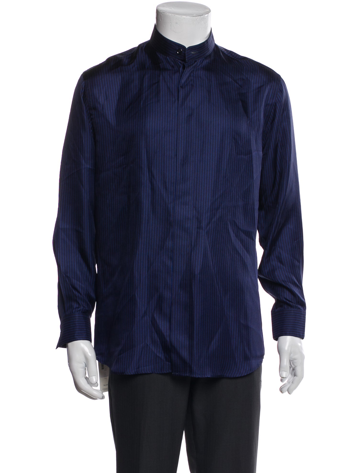 Giorgio Armani Silk Striped Shirt