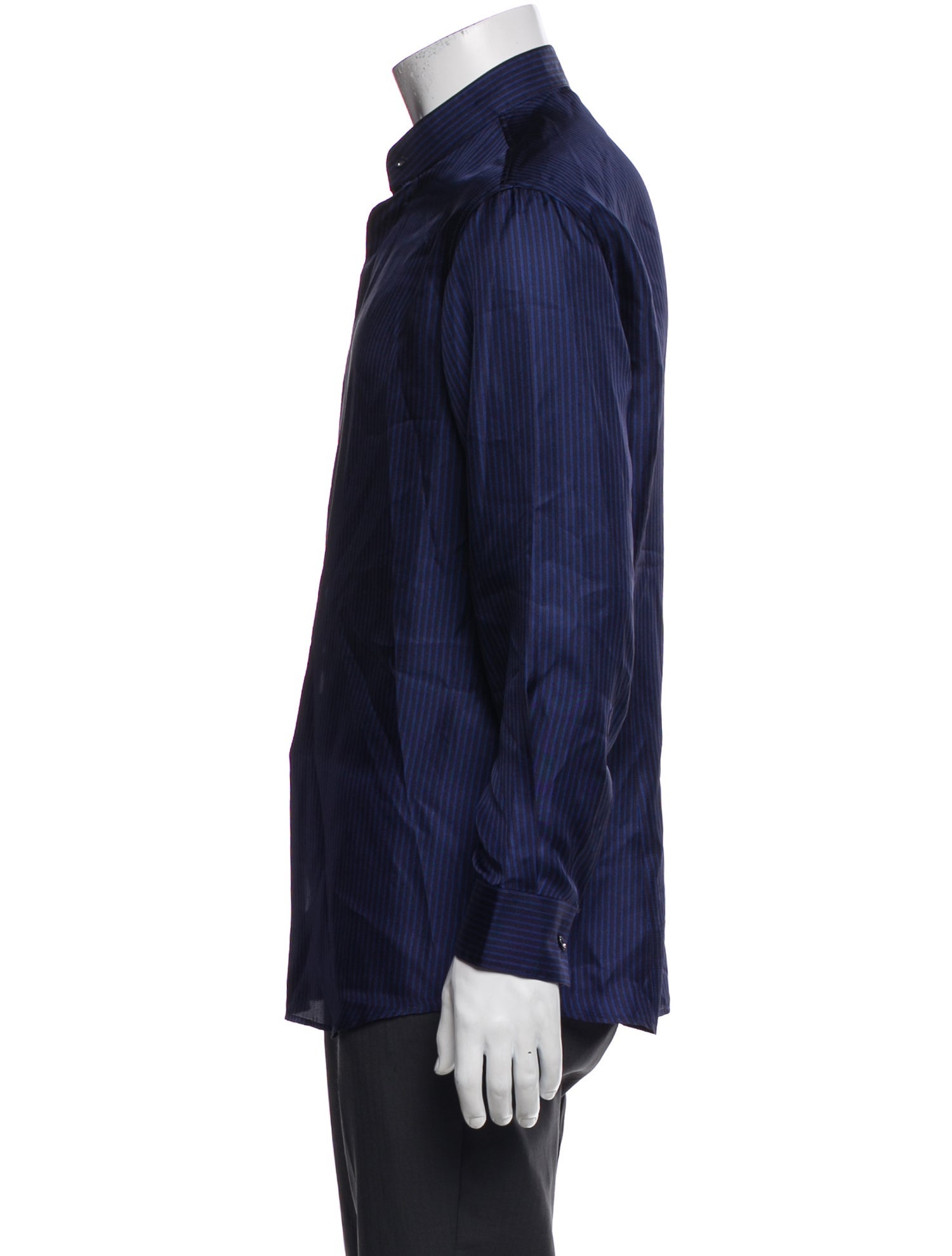 Giorgio Armani Silk Striped Shirt