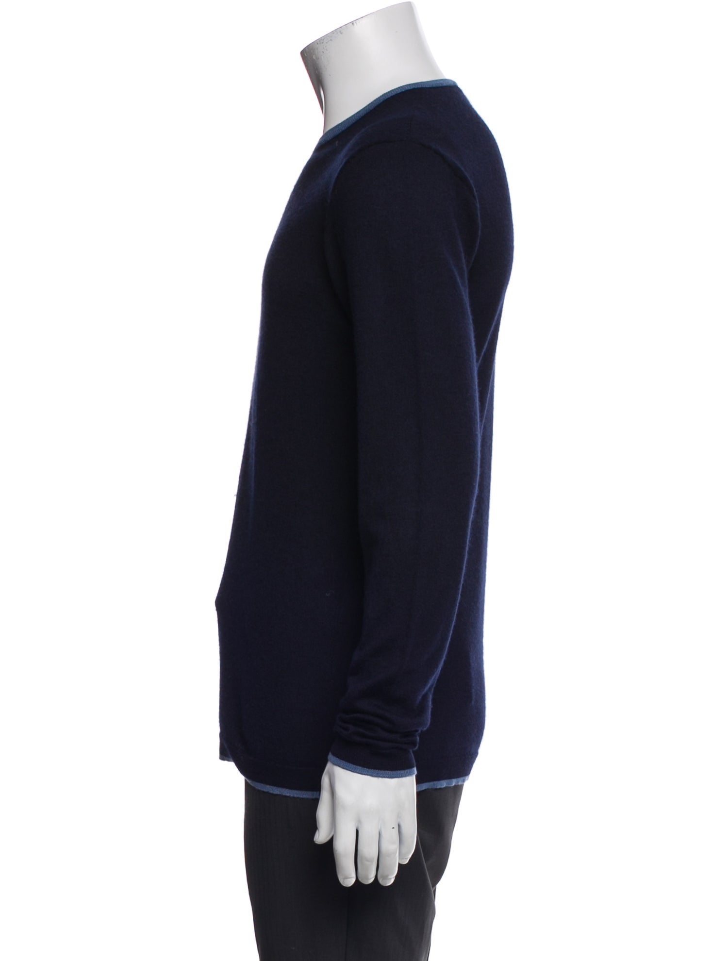 Giorgio Armani V-Neck Long Sleeve Pullover