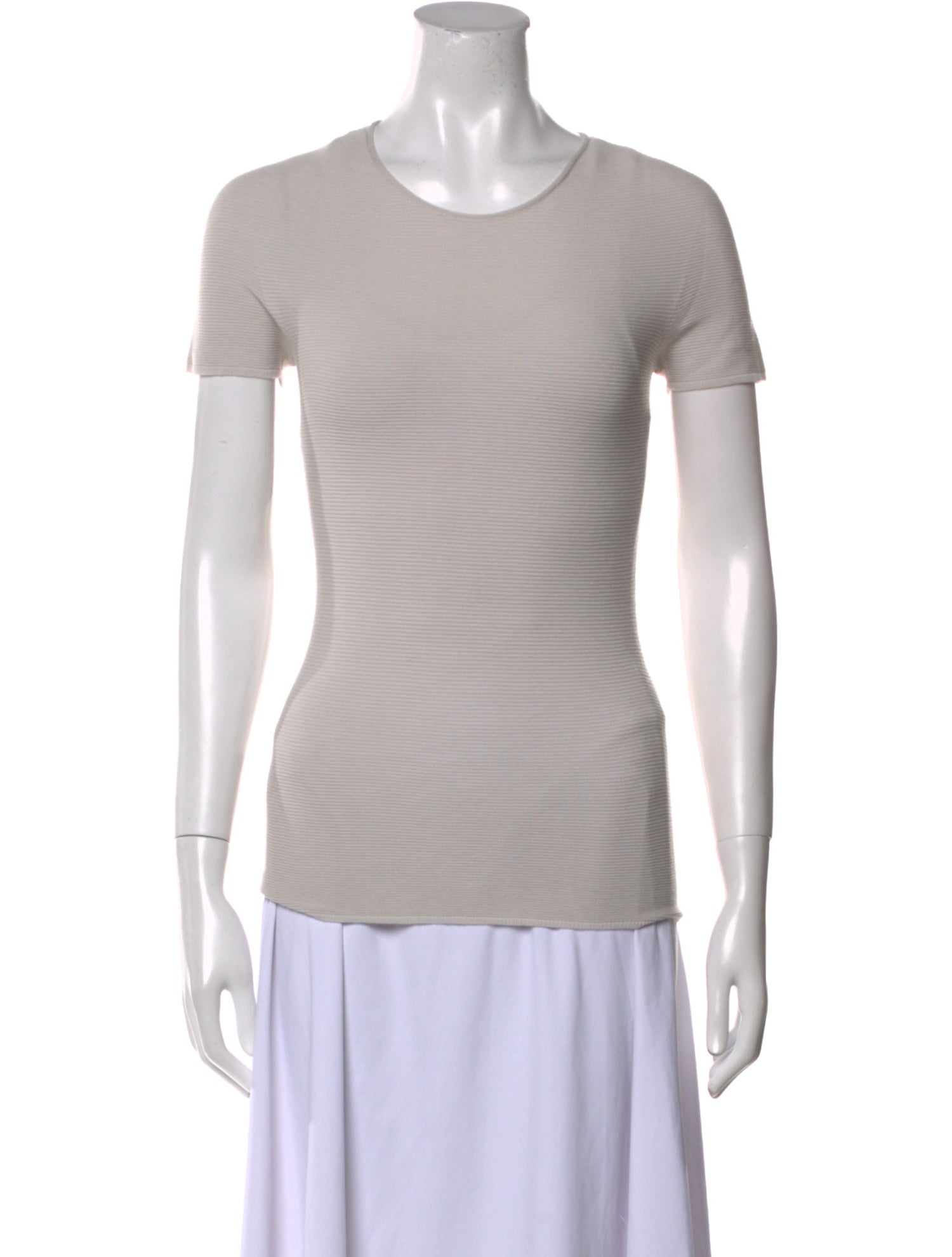 Giorgio Armani Scoop Neck Short Sleeve T-Shirt