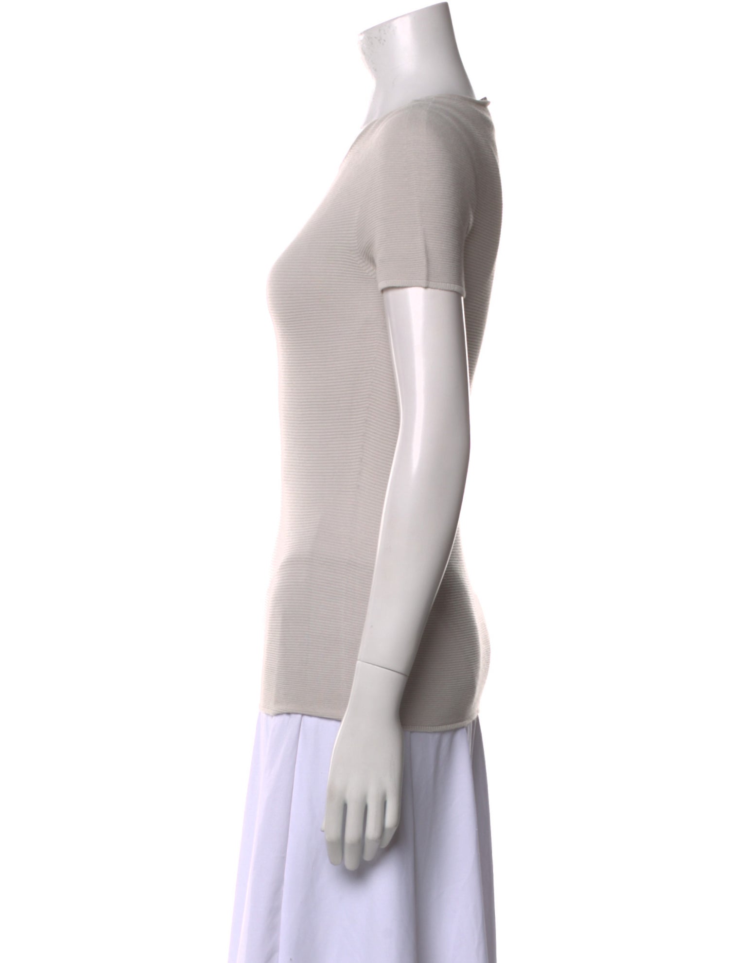 Giorgio Armani Scoop Neck Short Sleeve T-Shirt