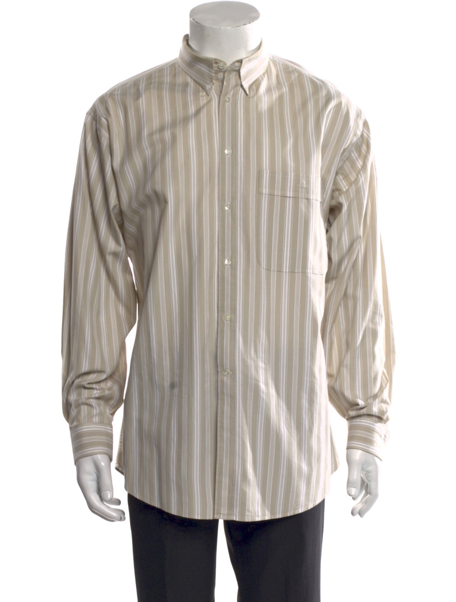 Giorgio Armani Striped Long Sleeve Shirt