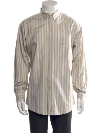 Giorgio Armani Striped Long Sleeve Shirt