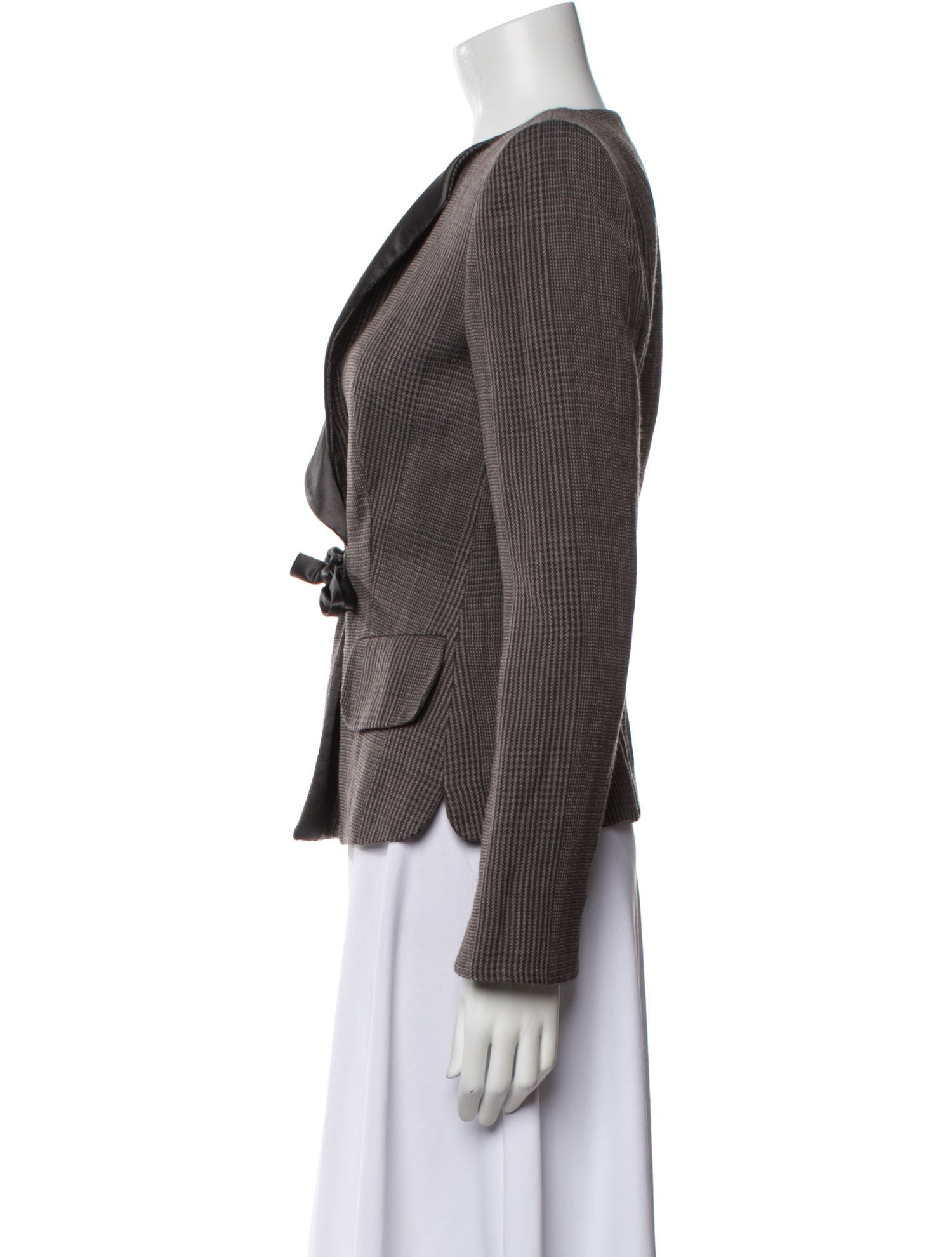 Giorgio Armani Silk Tweed Pattern Evening Jacket