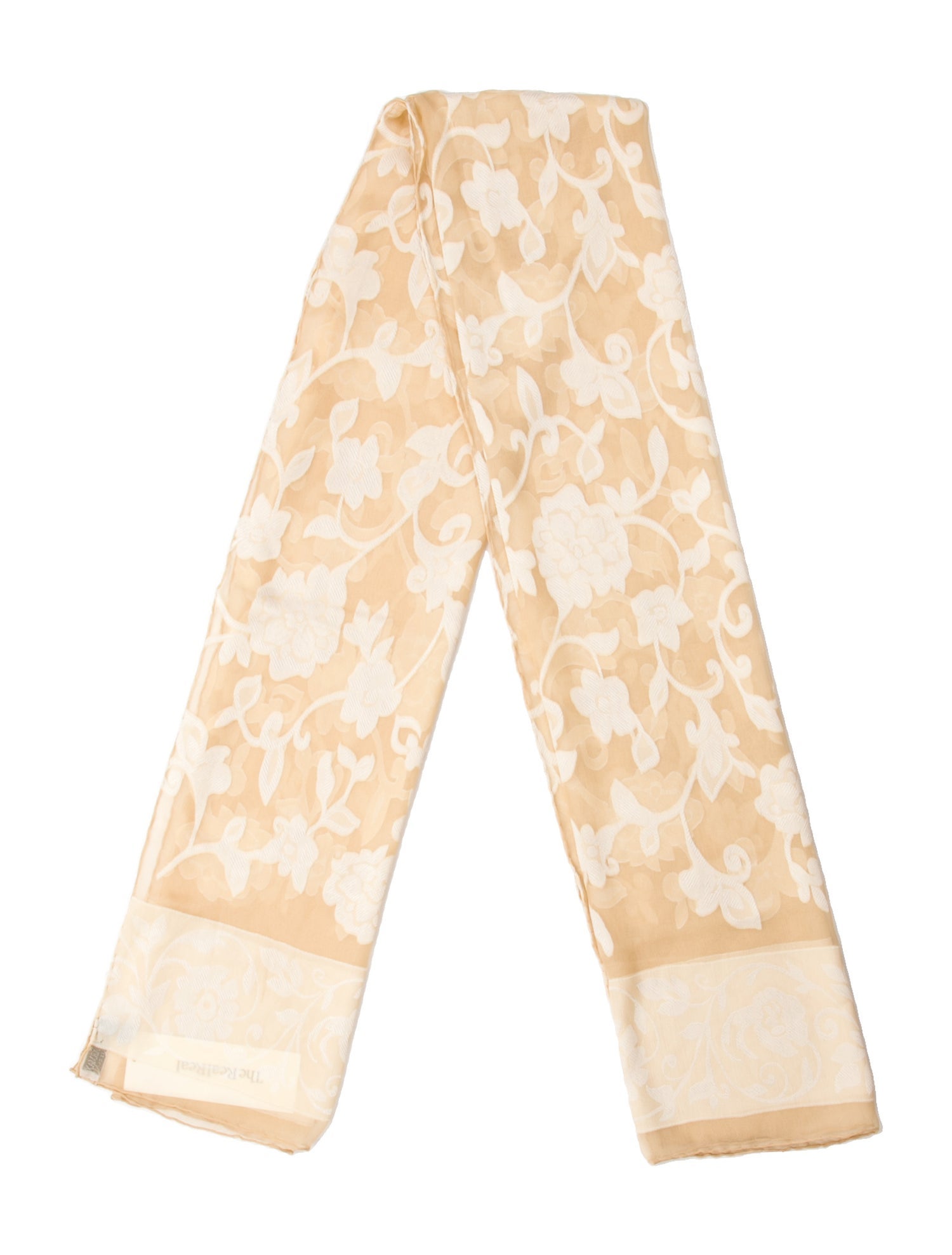 Giorgio Armani Silk Floral Print Scarf