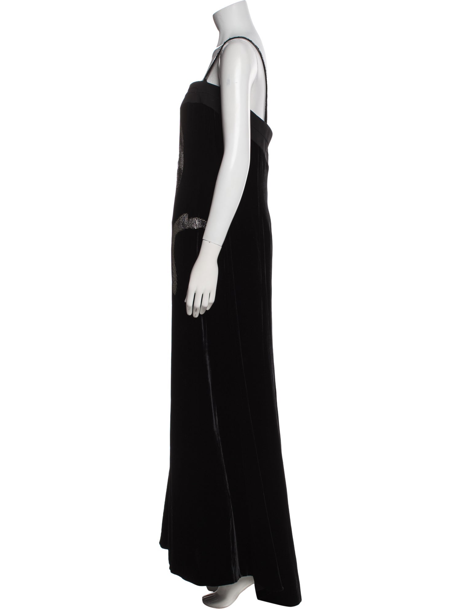 Giorgio Armani One-Shoulder Long Dress