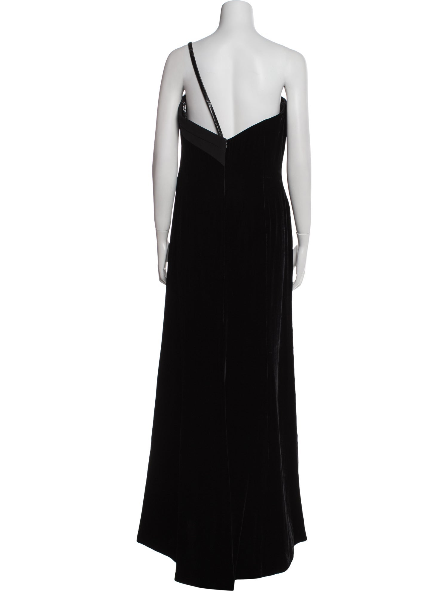 Giorgio Armani One-Shoulder Long Dress