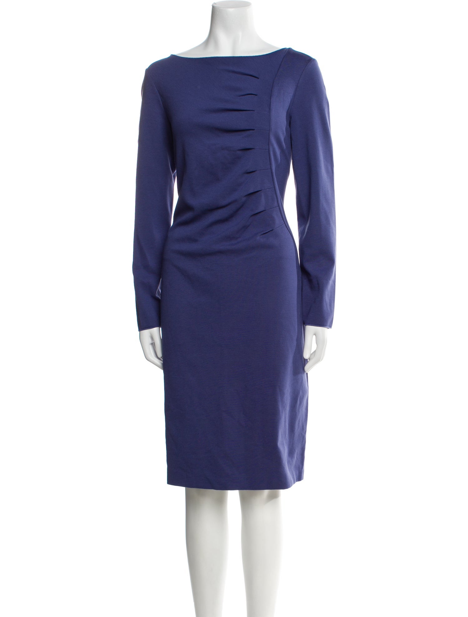 Giorgio Armani Bateau Neckline Knee-Length Dress w/ Tags