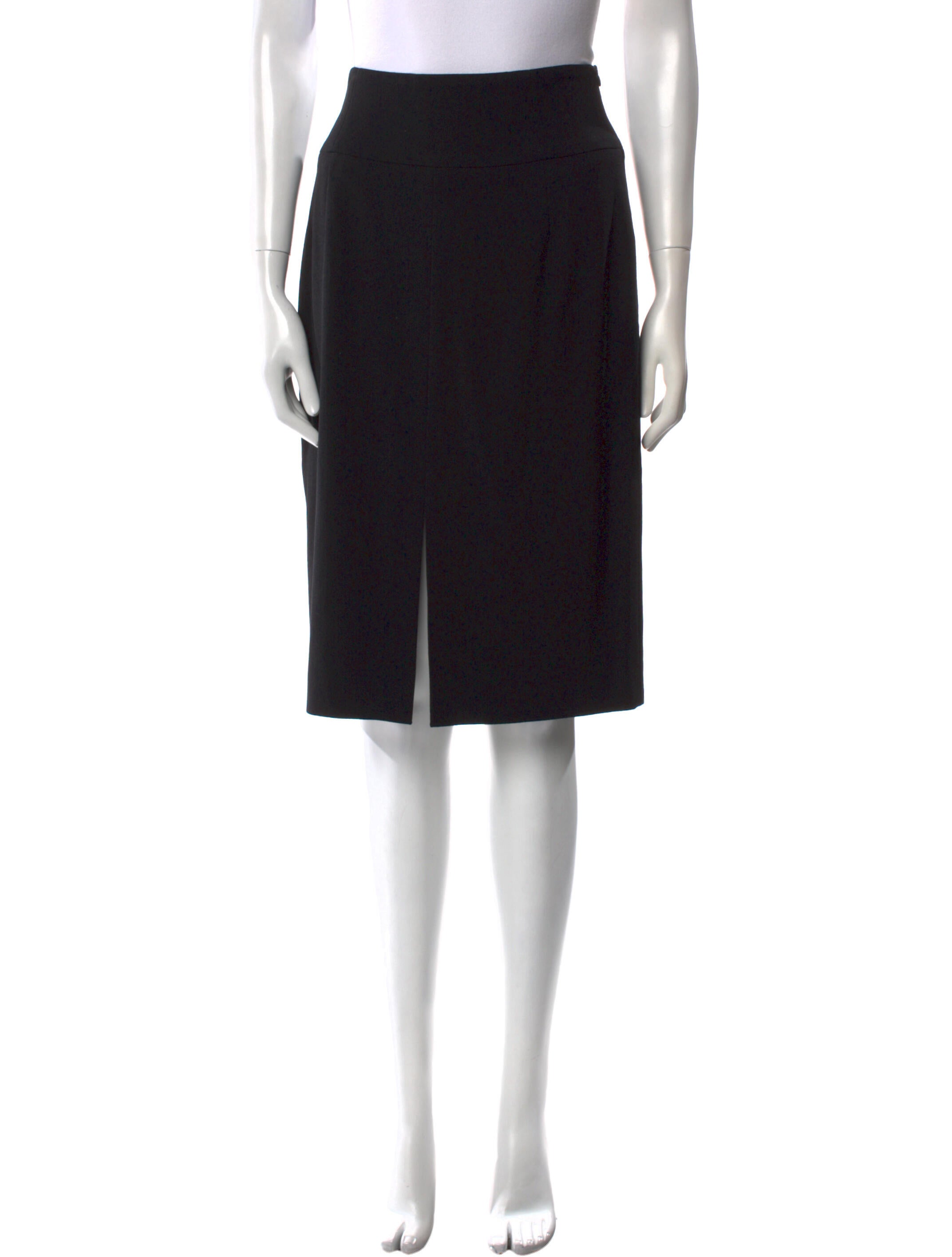 Giorgio Armani Wool Knee-Length Skirt