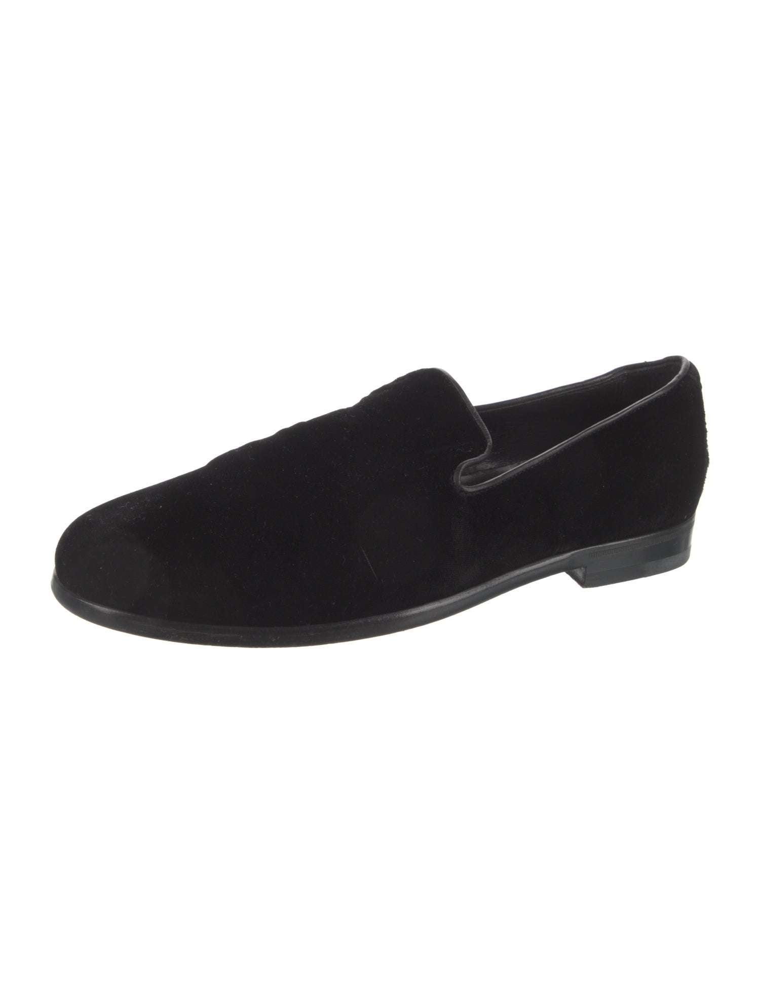 Giorgio Armani Velvet Loafers