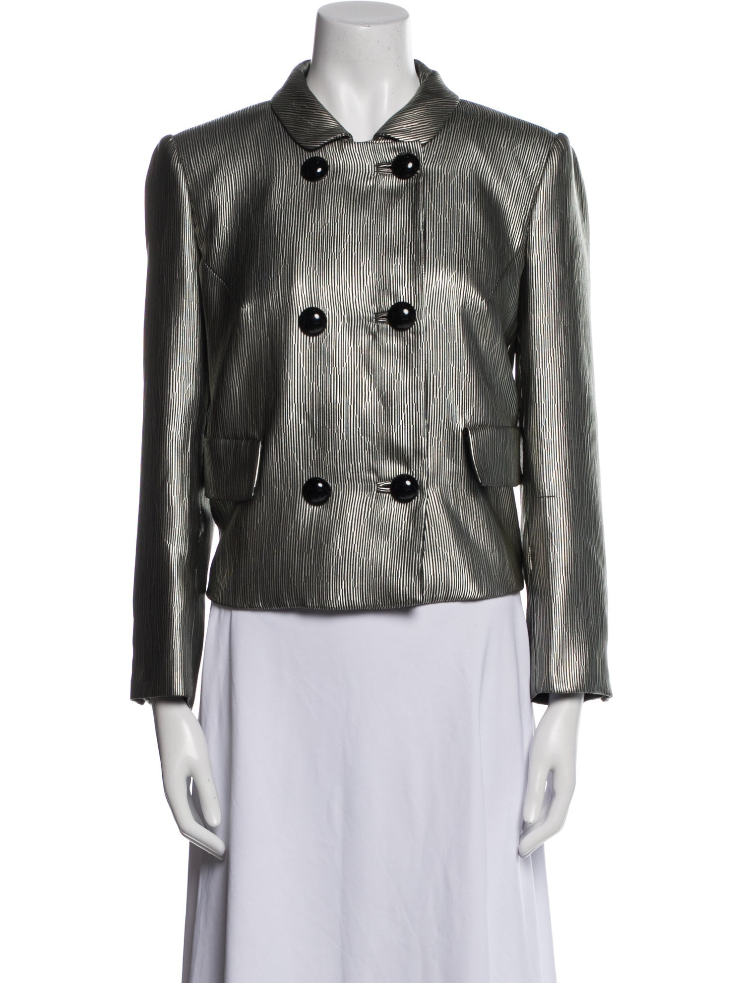 Giorgio Armani Striped Evening Jacket