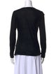 Giorgio Armani Scoop Neck Long Sleeve Top