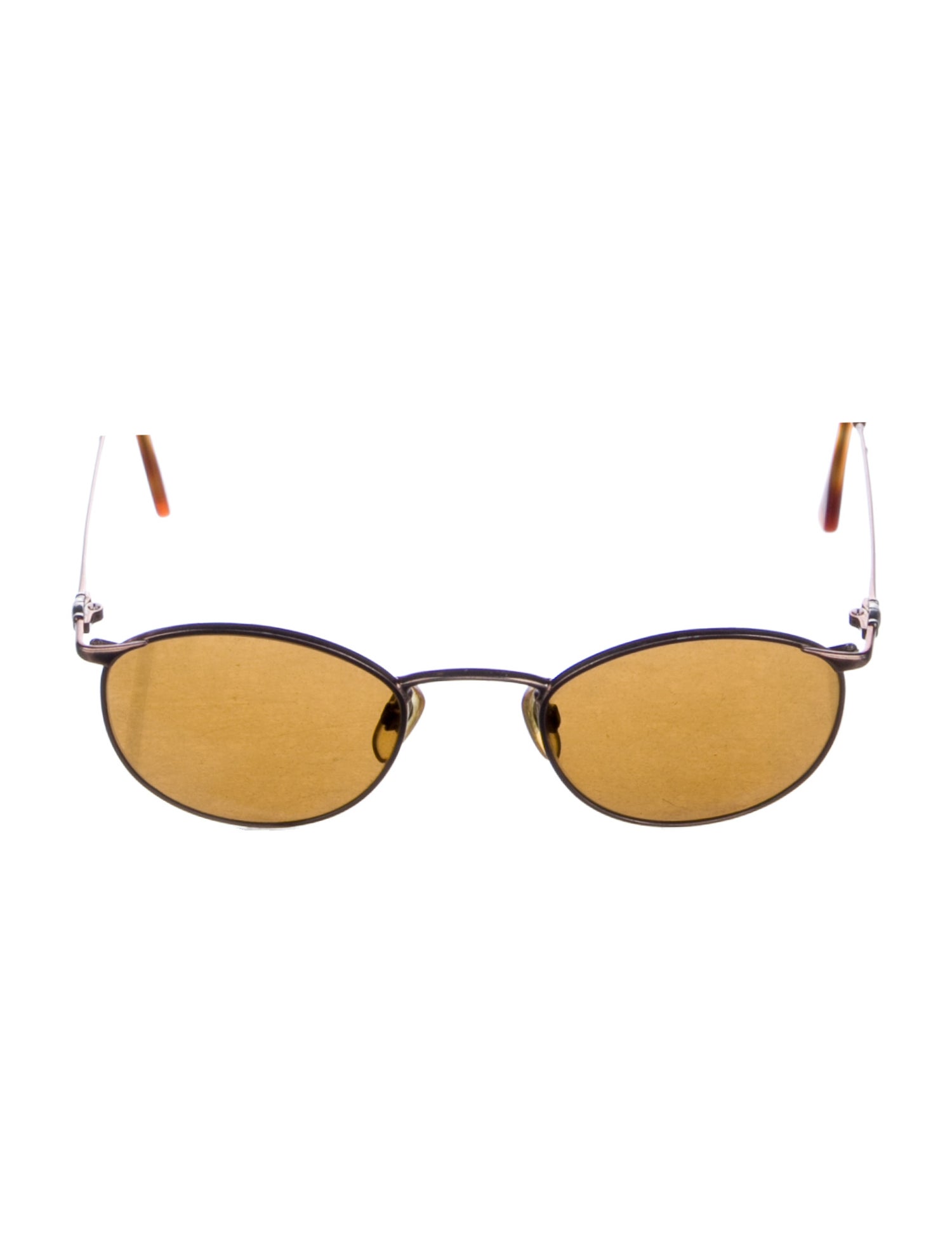 Giorgio Armani Round Mirrored Sunglasses