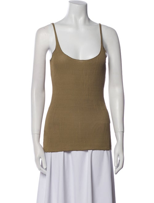 Giorgio Armani Scoop Neck Sleeveless Top