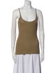 Giorgio Armani Scoop Neck Sleeveless Top