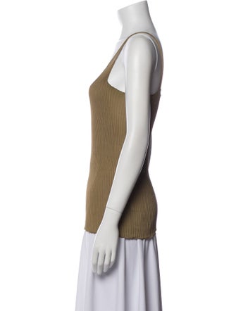 Giorgio Armani Scoop Neck Sleeveless Top
