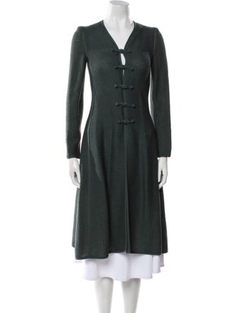 Giorgio Armani Virgin Wool Trench Coat