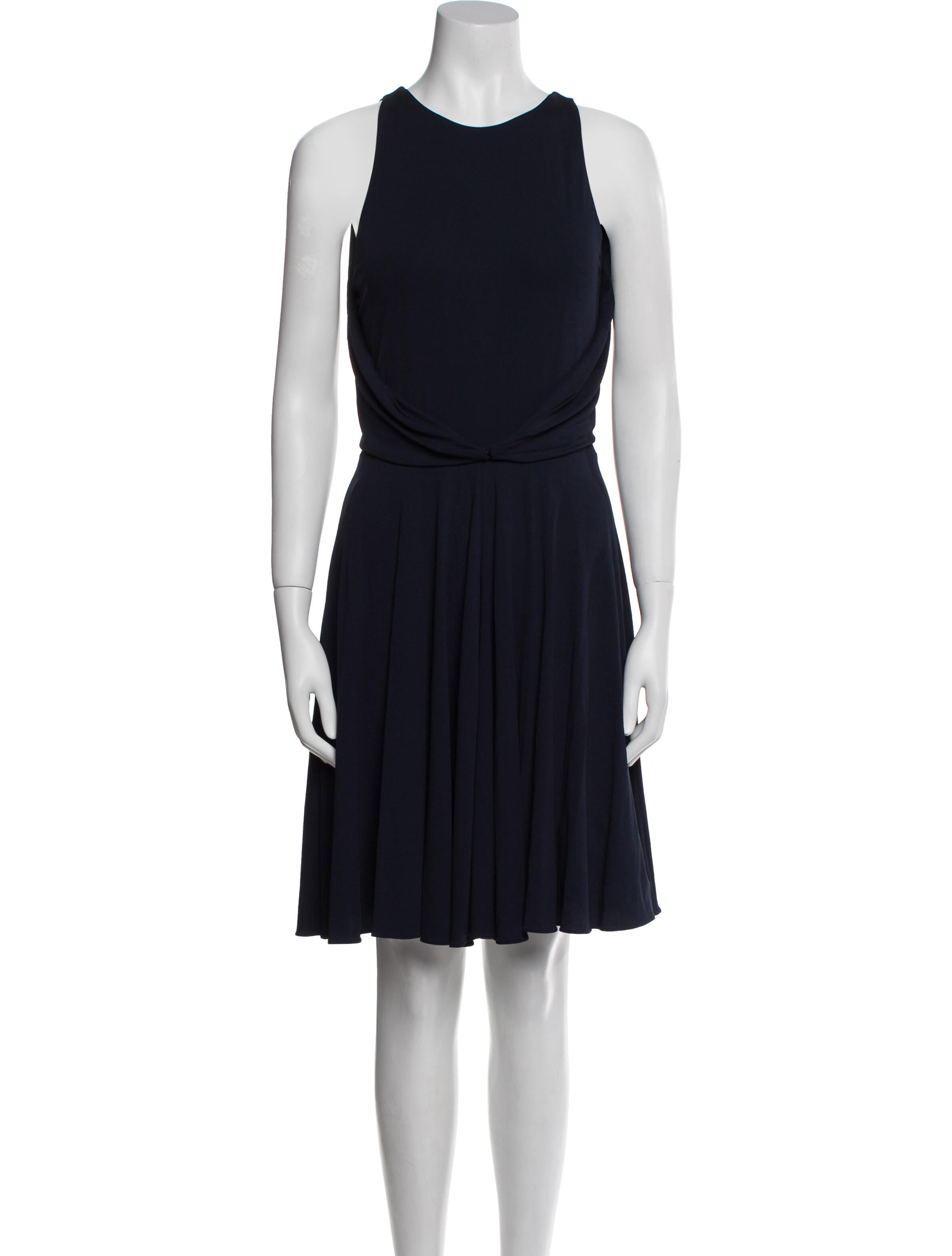 Giorgio Armani Crew Neck Mini Dress