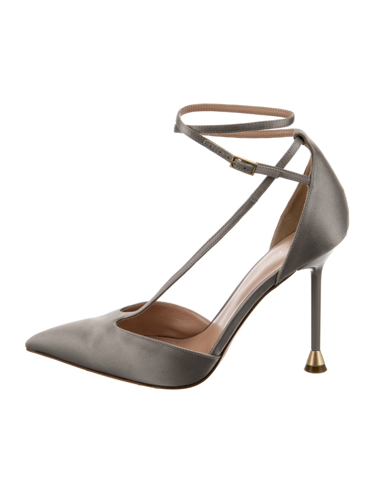 Giorgio Armani Satin D'Orsay Pumps