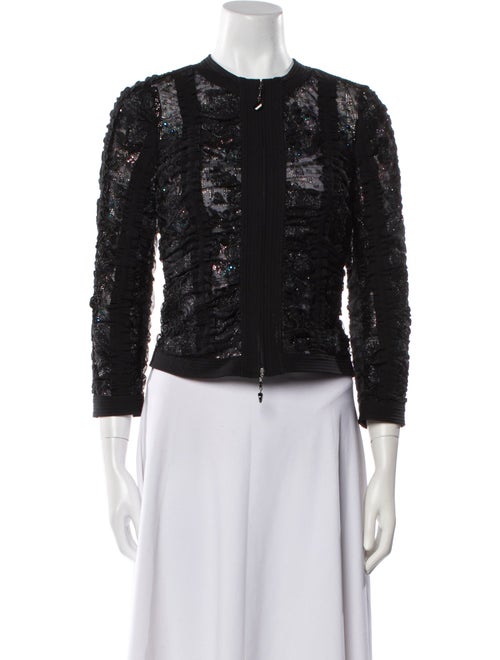 Giorgio Armani Lace Pattern Evening Jacket