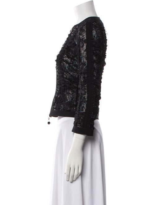 Giorgio Armani Lace Pattern Evening Jacket