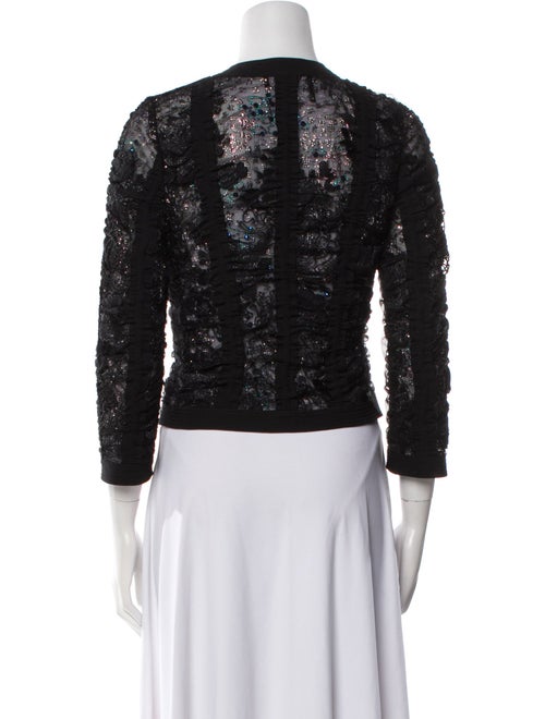 Giorgio Armani Lace Pattern Evening Jacket